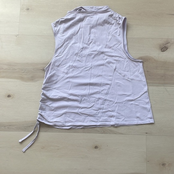 Lululemon LA Side Cinch Mock Neck Tank size M lavander dew - Picture 5 of 6